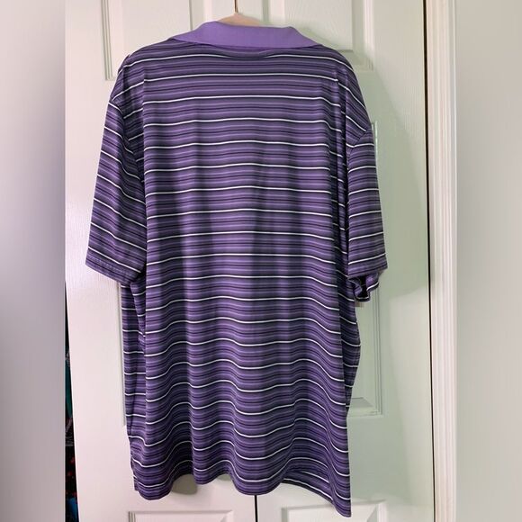 REEBOK Men's Big & Tall Short Sleeve Purple Golf Shirt 3XL #577 - Picture 2 of 7